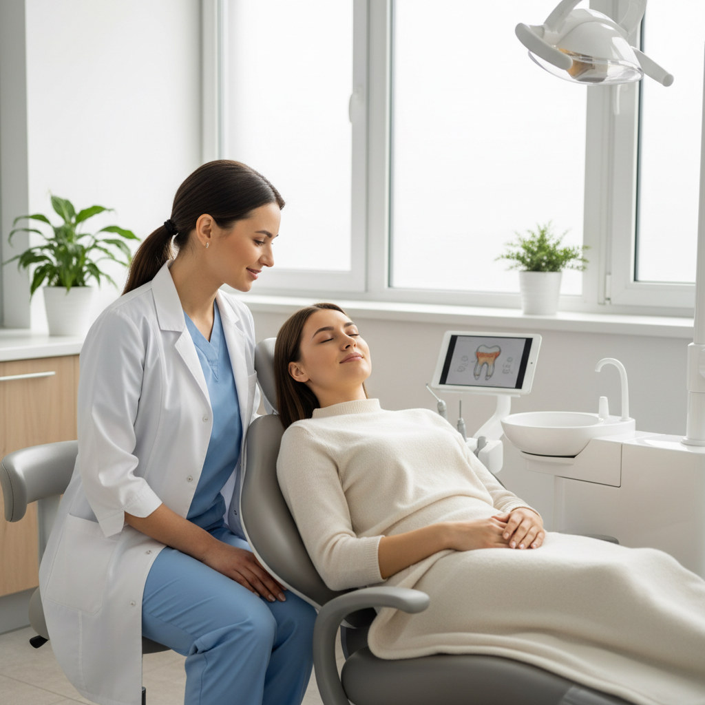 Shoreditch Dental clinician with a patient